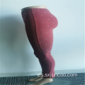 Leggings estampados florales interiores de rayón spandex rojo para mujer